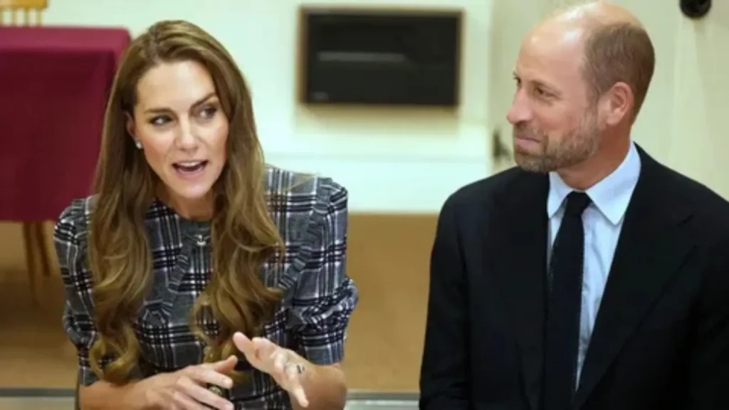 kate and william joke about william's balding with royal staff