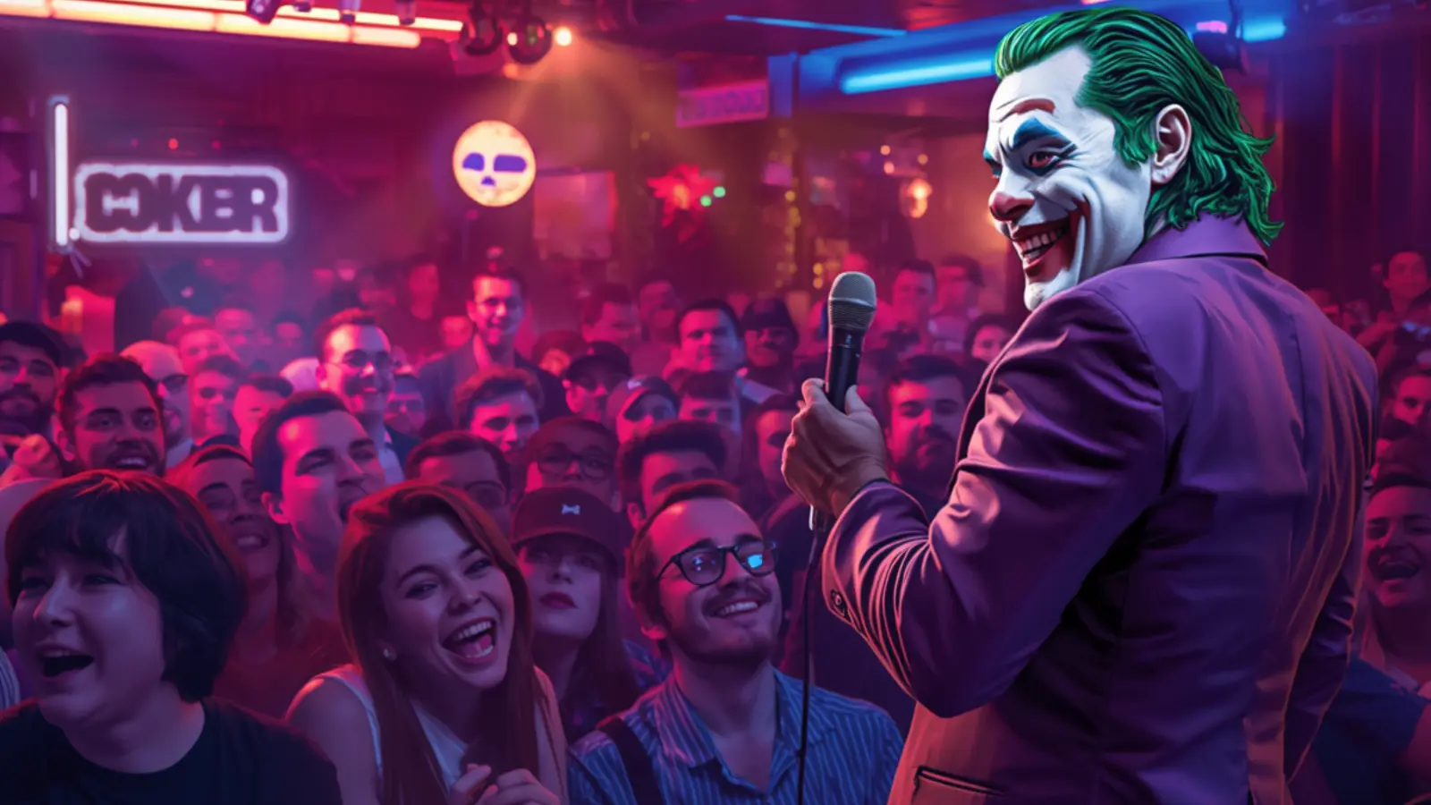 joker stand up meme